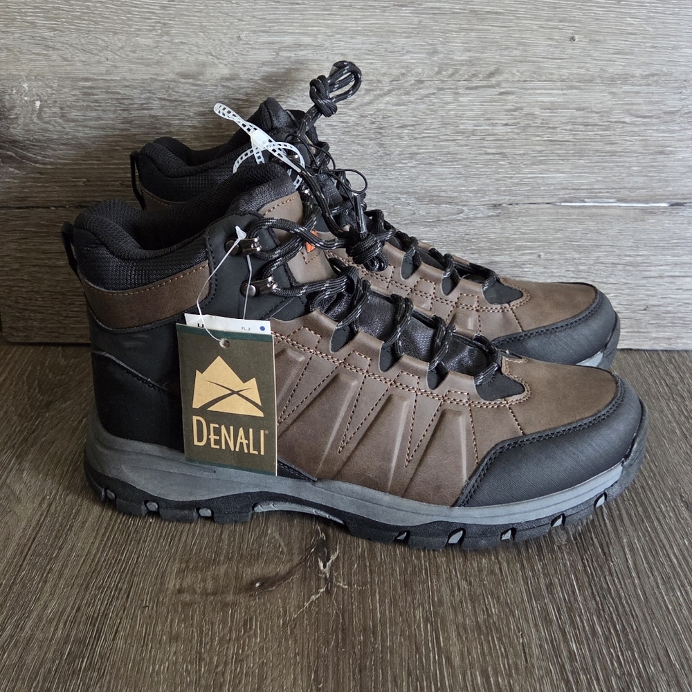 Denali Men's Brown Hiking Boots - Size 9.5